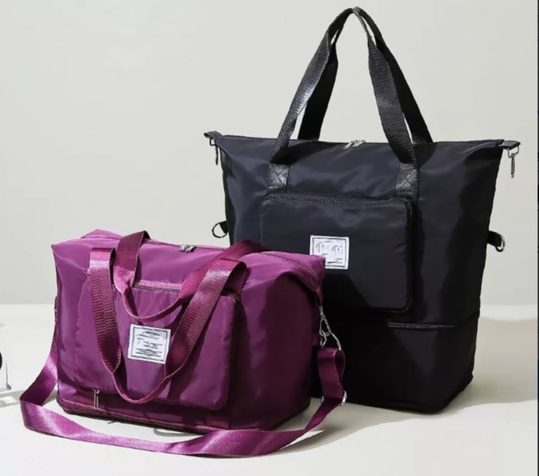 Bolsa Deportiva Plegable Multifuncional – Impermeable, Expandible y con Separación Húmeda/Seca