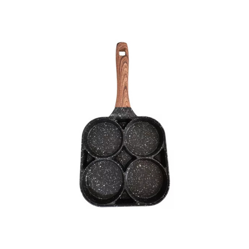 Sartén Antiadherente de Aluminio para 4 Huevos
