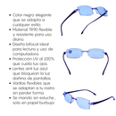 Lentes TR90 Bifocal Auto Graduables