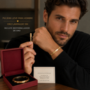 Pulsera Clásica Ejecutiva Oro Laminado 18K con Desarmador – Unisex