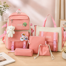 Mochila Kawaii 5 en 1 Premium