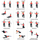 Barra de Pilates para Piernas, Brazos y Glúteos