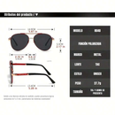 Gafas de Sol Aviador con Protección UV400 - Modelo unisex